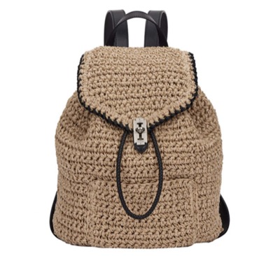 VUNQUE（ブンク）　Boater Weaving Backpack M Beige