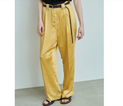 OPULENCE（オーピュレンス）　Silver Dot Satin Pants