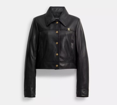 COACH（コーチ）　ヘリテージ C スナップ フロント シュランケン ジャケット