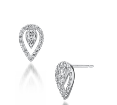 STAR JEWELRY（スタージュエリー）　Pt950 ピアス BRILLIANCE DROP