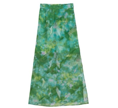Ameri（アメリ）　BLUR SCENERY SPIRAL SKIRT