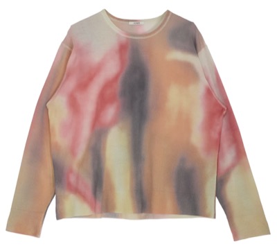 Ameri（アメリ）　DULL GRADATION PRINT KNIT TOP