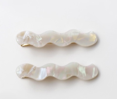 ciite'(シーテ) ウェーブデザインヘアピン 2個セット