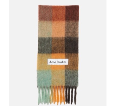 Acne Studios(アクネストゥディオズ) モヘアチェックスカーフ