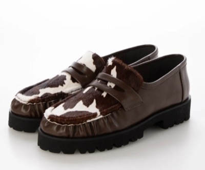 Launa lea 厚底ギャザーローファー