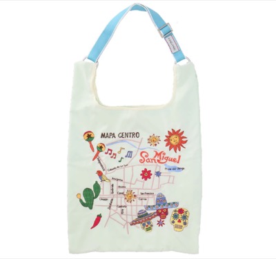 CHIZUTABI(チズタビ) 刺しゅうトートバッグ 2WAY