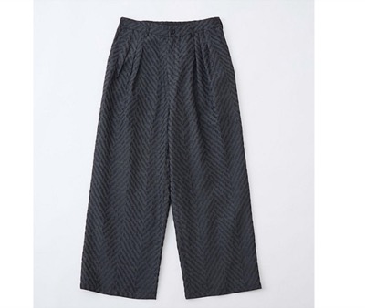 WHITE MOUNTAINEERING(ホワイトマウンテニアリング) HERRINGBONE JACQUARD 3 TUCK WIDE PANTS
