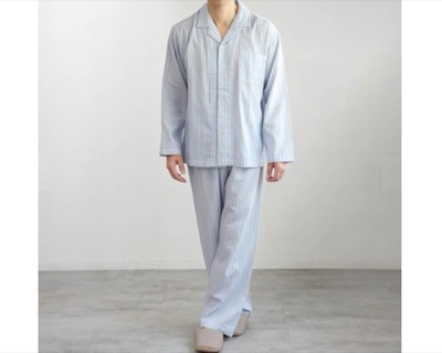 HOUSE WEAR STUDIO(ハウスウェアスタジオ) 先染2重ガーゼ ソフト加工 ストライプ