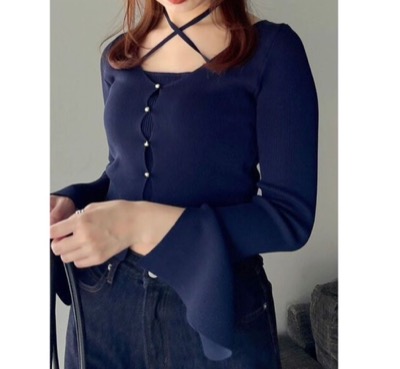 dazzlin(ダズリン) カーデタイトトップス