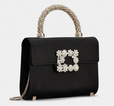 Roger Vivier(ロジェ ヴィヴィエ) ジュエル エフロレッセンス サテン バッグ ミニ