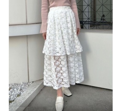 CALNAMUR(カルナムール) 3Dフラワースカート