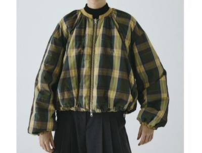 HeRIN.CYE（ヘリンドットサイ）　リバーシブルサークルブルゾン