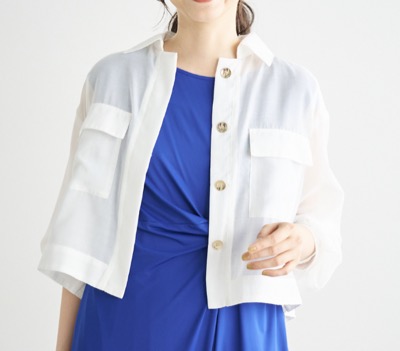 LOUNIE（ルーニィ）　バルーンショートブルゾン