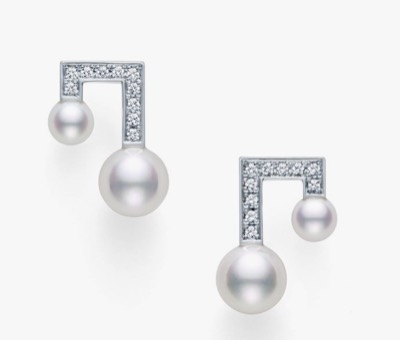 TASAKI(タサキ) バランス ノート ダイヤモンド パヴェ イヤリング