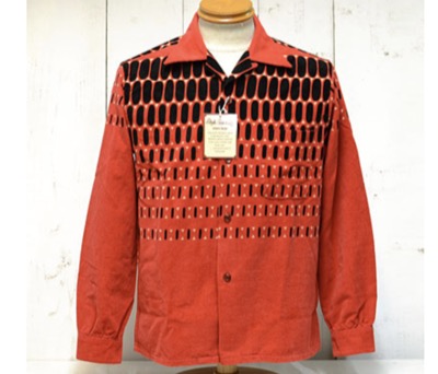 Style Eyes（スタイルアイズ）　「エルヴィス・ドット」コーディロイオープンシャツ