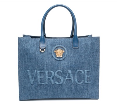 VERSACE（ヴェルサーチェ）　メドゥーサ デニムハンドバッグ