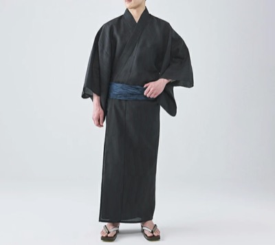 三松　メンズ浴衣 杉綾