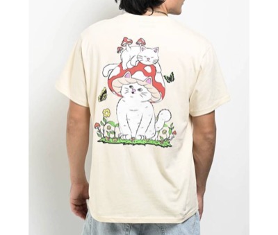 RIPNDIP（リップンディップ）　Field Friends White T-Shirt
