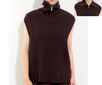 L'Appartement（アパルトモン）　【R2W/アールツーダブリュー】 ZIPPER KNIT VEST