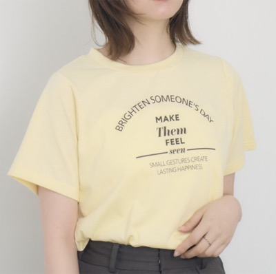 RETRO GIRL(レトロガール) アーチロゴプリントTEE