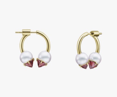 TASAKI（タサキ）　リファインド リベリオン シグネチャー ガーネット イヤリング