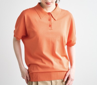 LOUNIE（ルーニィ）　スキッパーオーバーニットプルオーバー