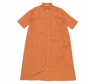 GRANDMA MAMA DAUGHTER（グランマママドーター）　バックギャザーシャツワンピース