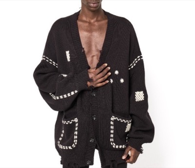 DANKE SCHON（ダンケシェーン）　HAND STITCH KNIT CARDIGAN