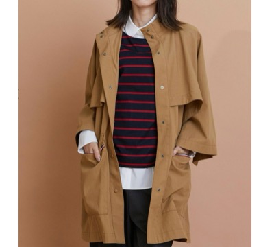 L'EQUIPE（レキップ）　コットンナイロンベネシャントレンチコート