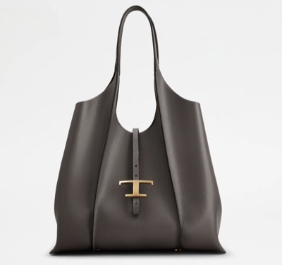 TOD'S（トッズ）　T タイムレス レザー ショッピング バッグ ミディアム