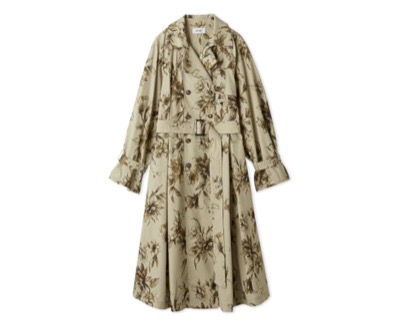 SNIDEL（スナイデル）　フラワードレストレンチコート