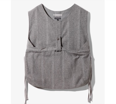ENGINNERED GARMENTS（エンジニアド ガーメンツ）　Newsboy Vest - Wool Striped HB