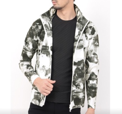 HIGH STREET（ハイストリート）　ハイテンションMINEROプリントスタンドブルゾン