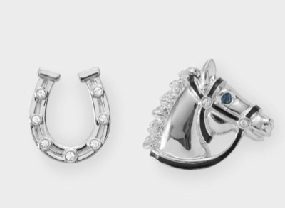 VENDOME BOUTIQUE(ヴァンドームブティック) ホースシュー& 馬 ブローチ2点セット