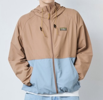 L.L.BEAN(エルエルビーン) マウンテン・クラシック・フルジップ・ジャケット、カラーブロック ジャパン・フィット
