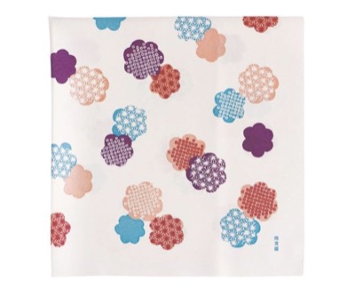 濱文様（はまもんよう）　トラベルクロス（風呂敷 70cm）