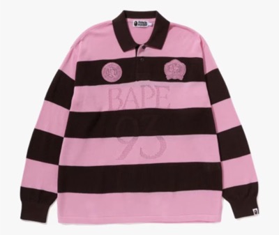 A BATHING APE（ア ベイシング エイプ）　Jacquard Multilogo Stripe Relaxed Fit T-Shirt