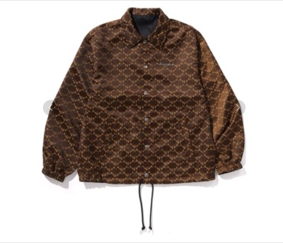 A BATHING APE（ア ベイシング エイプ）　SOLID CAMO JACQUARD NYLON REVERSIBLE COACH JACKET