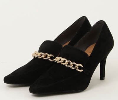 Daniella&GEMMA（ダニエラアンドジェマ）　ポインテッドヒールローファーパンプス