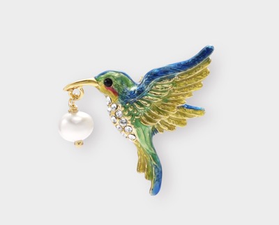 VENDOME BOUTIQUE（ヴァンドームブティック）　ハチドリ(ハミングバード) ブローチ