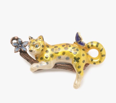 ANNA SUI（アナスイ）　ひょうモチーフ ブローチ