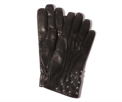 MARIO PORTOLANO(マリオ・ポルトラーノ) スタッズ レザーグローブ