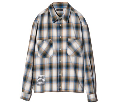 glamb（グラム）　ショートチェックシャツ