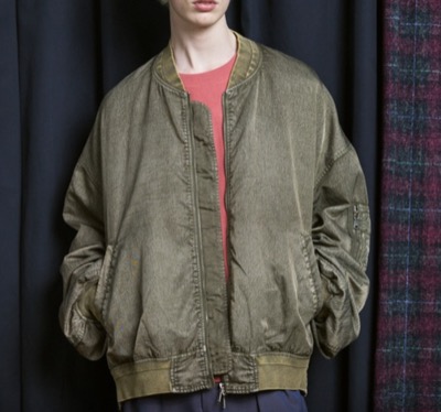 MAISON SPECIAL（メゾンスペシャル）　Nylon MA-1 Bomber Jacket