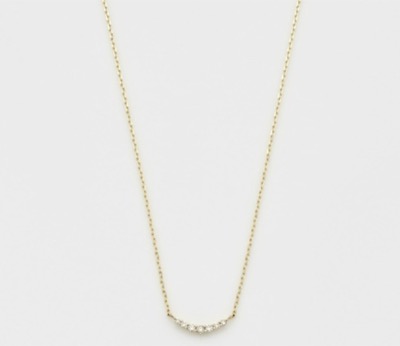 agete(アガット) K10ダイヤモンドネックレス