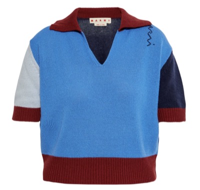 MARNI(マルニ) カラーブロック ショートスリーブトップ