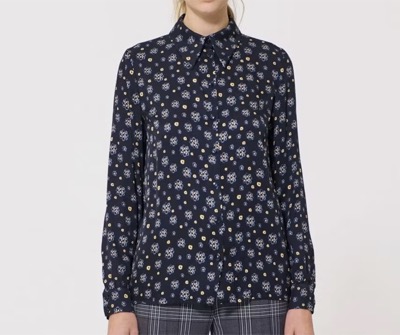 TARA JARMON(タラジャーモン) ミニデイジードットブラウス