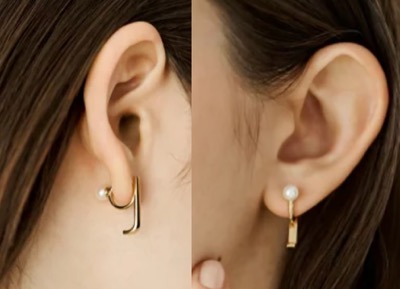 ete(エテ) パール リバーシブル イヤリング