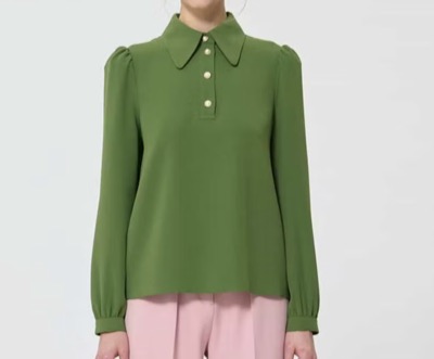 TARA JARMON(タラ ジャーモン) クレープブラウス