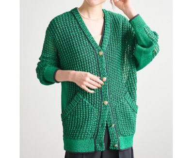 LOUNIE(ルーニィ) チルデンニットカーディガン